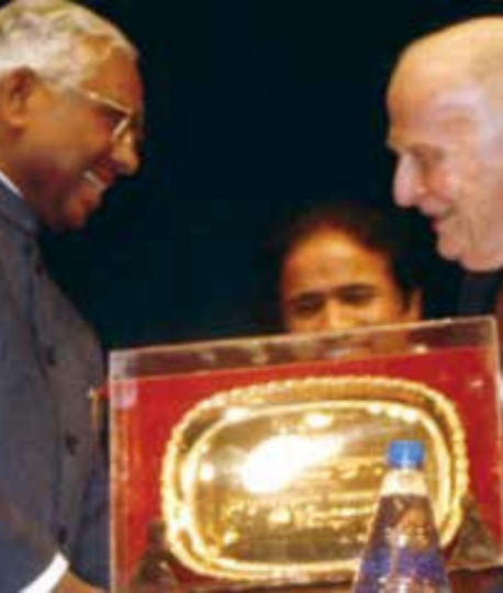 First Lakshminarayana International Award presented to Lord Yehudi Menuhin